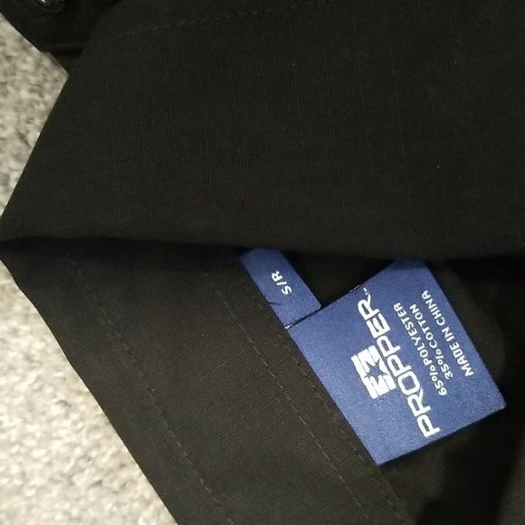 Propper Men's Long Sleeve Lightweight Tactical Shirt SR In Black F531250001 - Picture 4 of 6